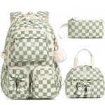 Fimibuke 3PCS Backpack for School,Waterproof Bookbag Set with Lunch Box & Pencil Case,School Bag for Elementary Middle School,Back to School Gift,Birthday'S Gift,Back to School Shopping,Travel Essentials