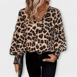 Stylish bluza s leopard uzorkom