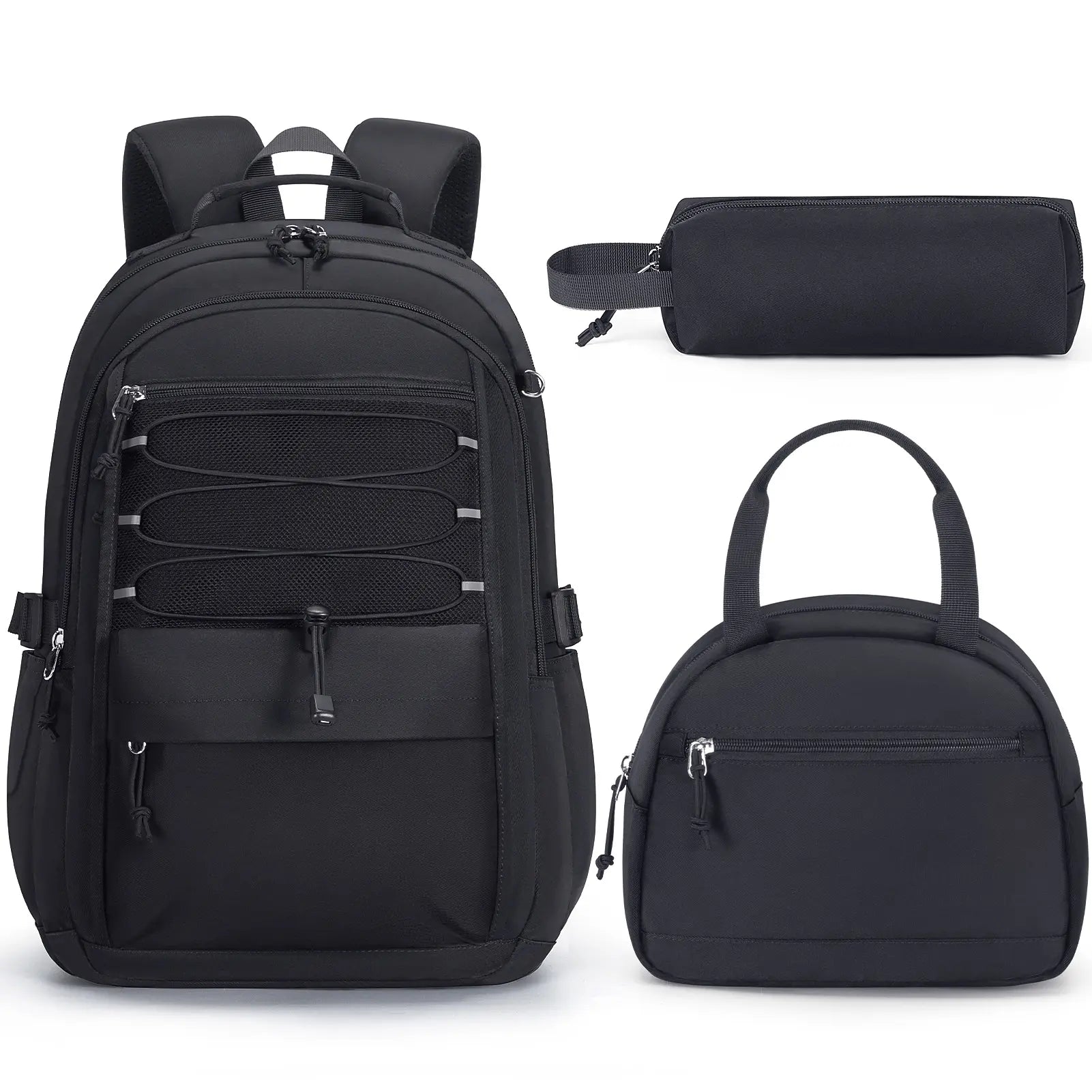 Fimibuke 3PCS Backpack for School,Waterproof Bookbag Set with Lunch Box & Pencil Case,School Bag for Elementary Middle School,Back to School Gift,Birthday'S Gift,Back to School Shopping,Travel Essentials