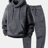 Basic Teddy Hoodie & Teddy Jogger Pants