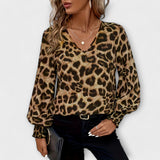 Stylish bluza s leopard uzorkom