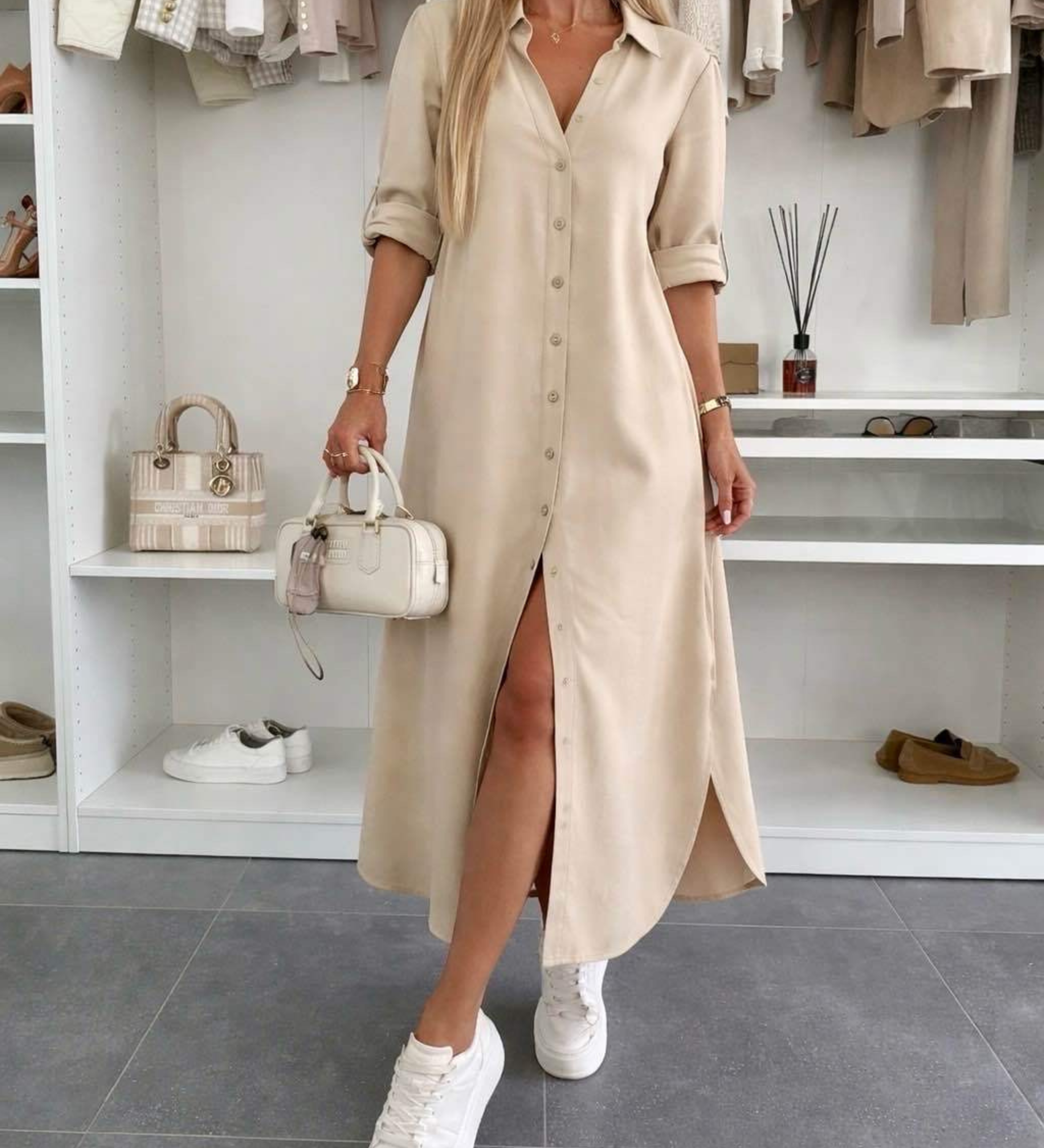 Aurora - Vestido Camisa Oversized