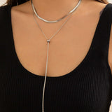 Metalna lančana choker ogrlica