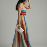 Serene | Light Stripe Maxi Dress