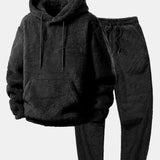 Basic Teddy Hoodie & Teddy Jogger Pants