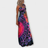 Ronja - La Bamba Tie-Dye Print Maxi Haljina