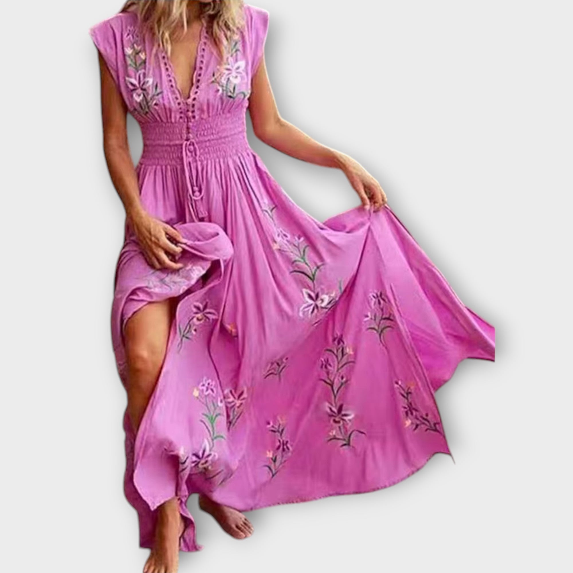 Felizia – Boho haljina s očaravajućim vezom