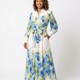 Harper | Button Front Floral Maxi