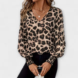 Stylish bluza s leopard uzorkom