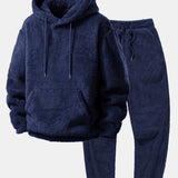 Basic Teddy Hoodie & Teddy Jogger Pants