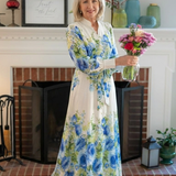 Harper | Button Front Floral Maxi