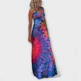 Ronja - La Bamba Tie-Dye Print Maxi Haljina