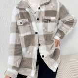 High Elastic Plush Winter Jacket
