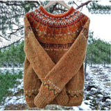 Islandski – Topla majica s tradicionalnim tkanim detaljem na ramenu