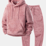 Basic Teddy Hoodie & Teddy Jogger Pants