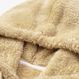 Basic Teddy Hoodie & Teddy Drawstring Shorts