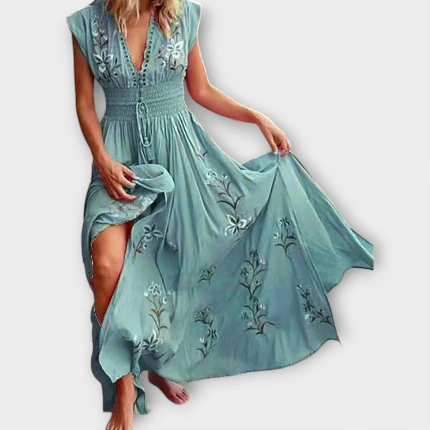 Felizia – Boho haljina s očaravajućim vezom