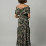 Calen | Off Shoulder Flow Midi Dress