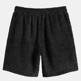 Basic Teddy Hoodie & Teddy Drawstring Shorts