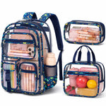 Fimibuke 3PCS Backpack for School,Waterproof Bookbag Set with Lunch Box & Pencil Case,School Bag for Elementary Middle School,Back to School Gift,Birthday'S Gift,Back to School Shopping,Travel Essentials