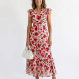 Lila | Elegant Floral Midi