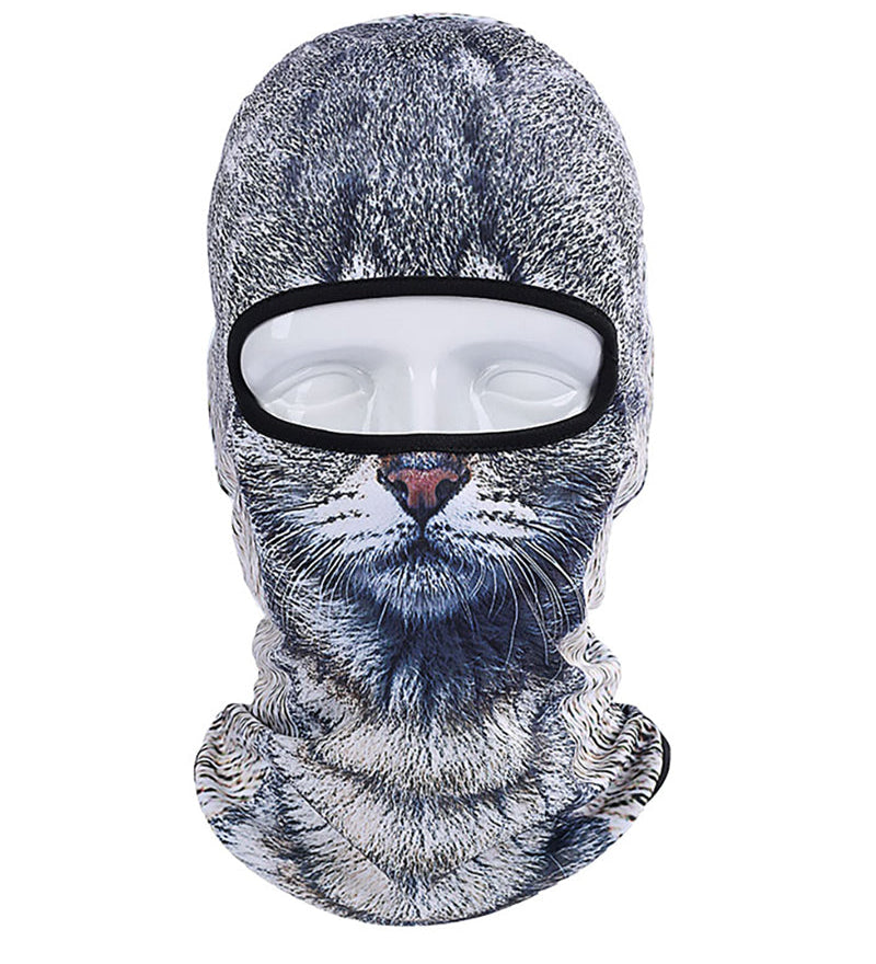 Animal Balaclava Windproof Outdoor Sports Party Cat Ski Mask