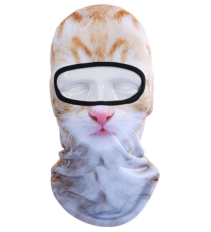 Animal Balaclava Windproof Outdoor Sports Party Cat Ski Mask