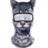 Animal Balaclava Windproof Outdoor Sports Party Cat Ski Mask
