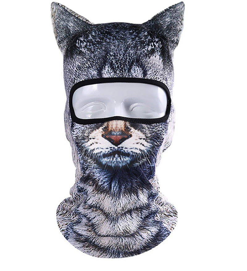 Animal Balaclava Windproof Outdoor Sports Party Cat Ski Mask
