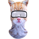 Animal Balaclava Windproof Outdoor Sports Party Cat Ski Mask