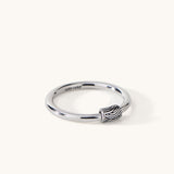 Barrel Ring with Sliding Charm