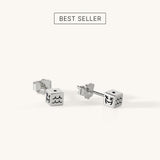 Bukit Cube Stud Earrings