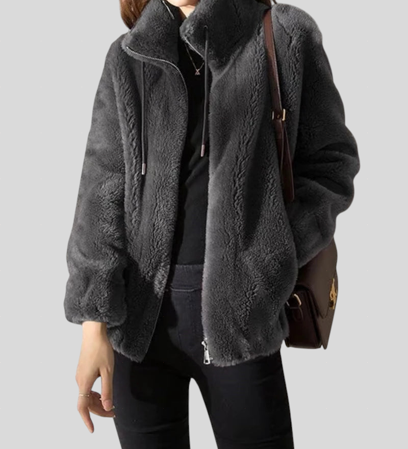 Marry - Mekana Flis Jakna s Visokom Ogradom