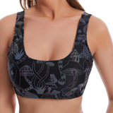 Colorful Reflective Rave Party Shiny Bikini Set