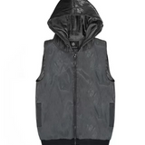 Cyberpunk Rave Clothing Luminous Hooded Vest