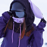 Ski Wear Fleece-Lined Bunny Ear Unisex Balaclava Hood