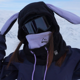 Ski Wear Fleece-Lined Bunny Ear Unisex Balaclava Hood