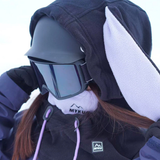 Ski Wear Fleece-Lined Bunny Ear Unisex Balaclava Hood