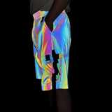 Functional Colorful Reflective Cargo Shorts