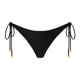 EBONI Nero Gloss - Tie Side Bikini Bottoms