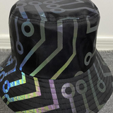 Hip Hop Rainbow Reflective Bucket Hat