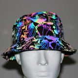 Hip Hop Rainbow Reflective Bucket Hat