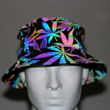 Hip Hop Rainbow Reflective Bucket Hat