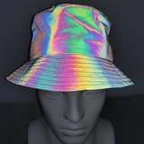 Hip Hop Rainbow Reflective Bucket Hat