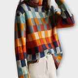 Erika – Pulover s patchwork uzorkom