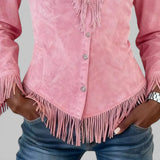 Marina | Bluza od antilopa s resicama