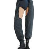 Laser Rave Reflective Open-Crotch Pants