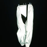 Laser Rave Reflective Open-Crotch Pants