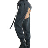 Laser Rave Reflective Open-Crotch Pants