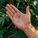 Pipeline Surfer Charm Keychain